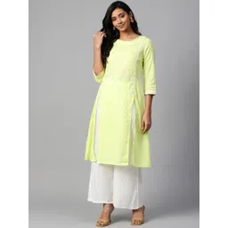 W Women Straight Cotton Kurta-picture-18