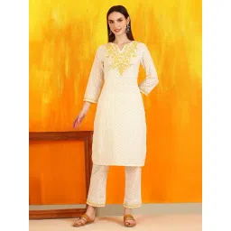 W White Printed Kurta-picture-42