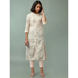 W Women Ethnic Motifs Printed Kurta with Trousers-picture-19