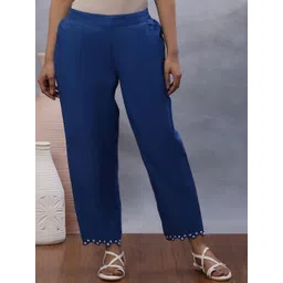 W Women Mid Rise Pure Cotton Trouser-picture-13