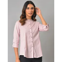 W Women Solid Cotton Top-picture-10