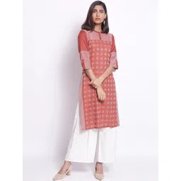W Women Straight Cotton Kurta-picture-36