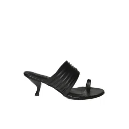 W Women's Black Toe Ring Sandals-picture-15