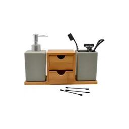 WAABI - SAABI Grey Ceramic Toothbrush Holder-picture-14