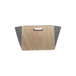 WAABI - SAABI Grey Wooden Magazine Holder-picture-22