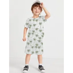 WAAMY69 Unisex Kids Printed T-shirt with Shorts-picture-35