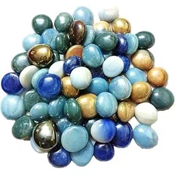 WAAOME (25 Pcs Milky Decoration Stone) Pebbles StoneMulti Colour Stone for Decoration Garden Plants Pots Home Decor(B924)-picture-26