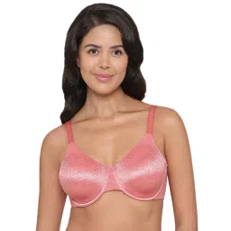 Wacoal Baby Pink Self Pattern Everyday Bra-picture-38