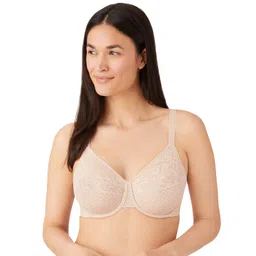 Wacoal Beige Floral Underwired Bra-picture-14