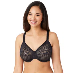 Wacoal Black Floral Underwired Bra-picture-13