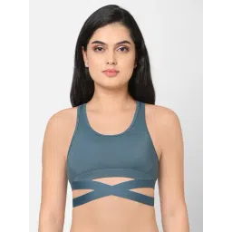 Wacoal Grey Blended Comfort Fit Sports Bra-image-11