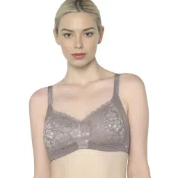 Wacoal Grey Comfort Fit Embroidered Bra-image-40