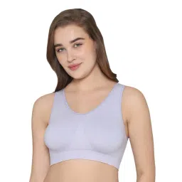 Wacoal Grey Polyamide Padded Non-Wired Solid T-Shirt Bra-image-36