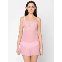 Wacoal Light Pink Lace Babydoll-picture-19