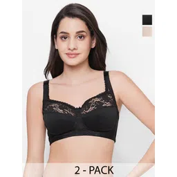 Wacoal Pack Of 2 Floral Lace Full Coverage Rapid-Dry Everyday Bras With All Day Comfort-picture-24