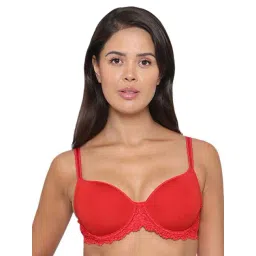 Wacoal Red Lace Work T-Shirt Bra-picture-12