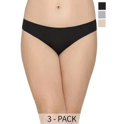 Wacoal Women Pack Of 3 Low-Rise Hipster Briefs-picture-13