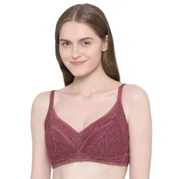 Wacoal Womens Lucy Padded Non-Wired 3/4th Cup Bridal Wear Medium coverage Fashion Bra - Purple-picture-13