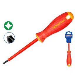 Wadfow SL4.0x100mm CrV Black Magnetic Tip Insulated Screwdriver, WSD7244-picture-13