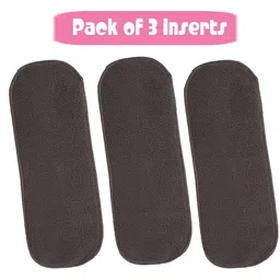 wahhson High Quality 5 Layer Cotton Microfiber Charcoal Insert Liner Reusable Washable Cotton Diaper Nappy Inserts for Baby Cloth Diapers (Pack of 3)-picture-25