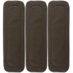 wahhson Premium 5 Layers Bamboo Fibre Charcoal Reusable Diaper Inserts for Newborn Baby-picture-17