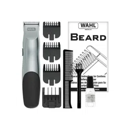 WAHL Beard Rechargeable Battery Trimmer With 10 Trimming Lengths - Silver-picture-35