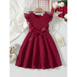 WAHOO Net Fit & Flare Dress-picture-18