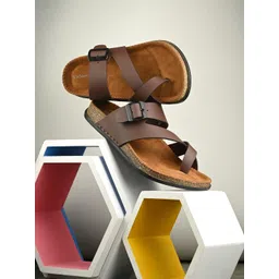 WAINERS Heritage Tread Men Leather Comfort Sandals-picture-31