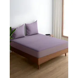 wakefit Lavender Breathable Bamboo Single Fitted Hypoallergenic Mattress Protector-picture-33