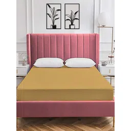 Wakeup India Brown Terry Cotton Water Resistant Medium Mattress Protector-picture-36