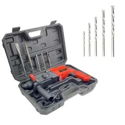 Walkers WKCB125M1 1200W 26mm Hammer Impact Drill Machine Kit with 5 Pcs Masonry Drill Bits, WKCB125-picture-39