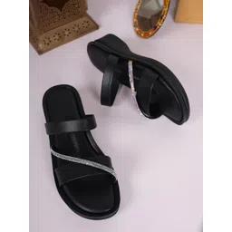 Walkfree Striped Wedge Sandals-picture-25