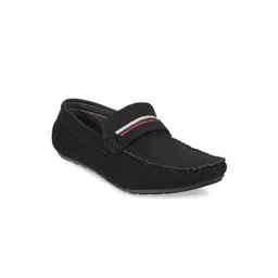 WALKWAY by Metro Men Black Suede Loafers-picture-24