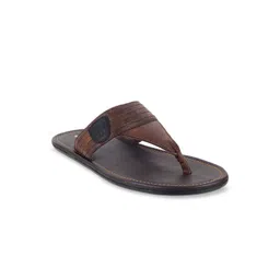 WALKWAY by Metro Men Brown & Black Colourblocked Comfort Sandals-picture-35