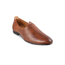 WALKWAY by Metro Men Brown Perforations Slip-On Sneakers-picture-16