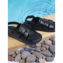 WALKWAY by Metro Men Leather Comfort Sandals-picture-34