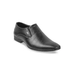 WALKWAY by Metro Men Textured Formal Slip-On Shoes-picture-20