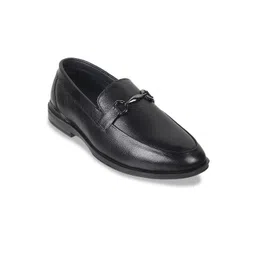 WALKWAY by Metro Men Textured Leather Slip-On Loafers-picture-11