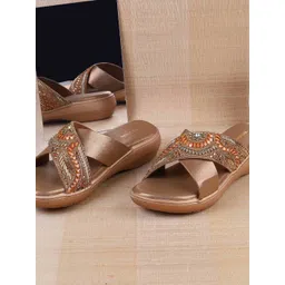 WALKWAY by Metro Women Embellished Open Toe Flats-picture-42