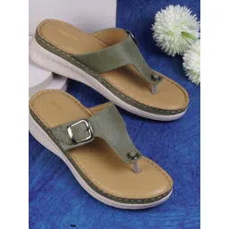 WALKWAY by Metro Women T-Strap Flats with Buckles-picture-28