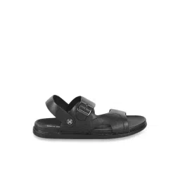 Walkway Men's Black Back Strap Sandals-picture-36