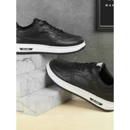 Walkway Men's Black Sneakers-picture-38