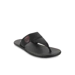 Walkway Men's Black Thong Sandals image 1