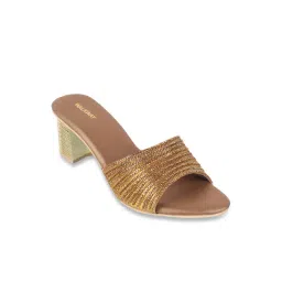 Walkway Women's Antic Gold Ethnic Sandals-picture-21