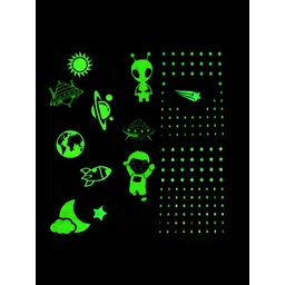 Wall1ders  Green 153 Pieces Radium Sticker Galaxy Night Glow Wall Sticker-picture-39