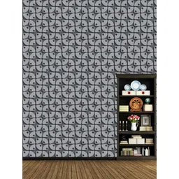 WallDaddy Grey Chumbak Printed Self Adhesive Wallpaper-picture-10