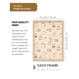 WALLLANE 3 Piece Framed Abstract Theme Home Decor Wall Art image 4