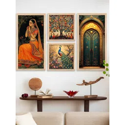 WALLLANE Brown Wood Abstract Wall Paintings-picture-23