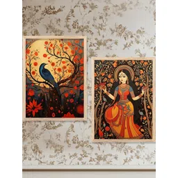 WALLLANE Brown Wood Wall Art-picture-25