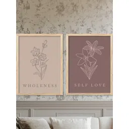 WALLLANE Brown Wood Wall Art-picture-28